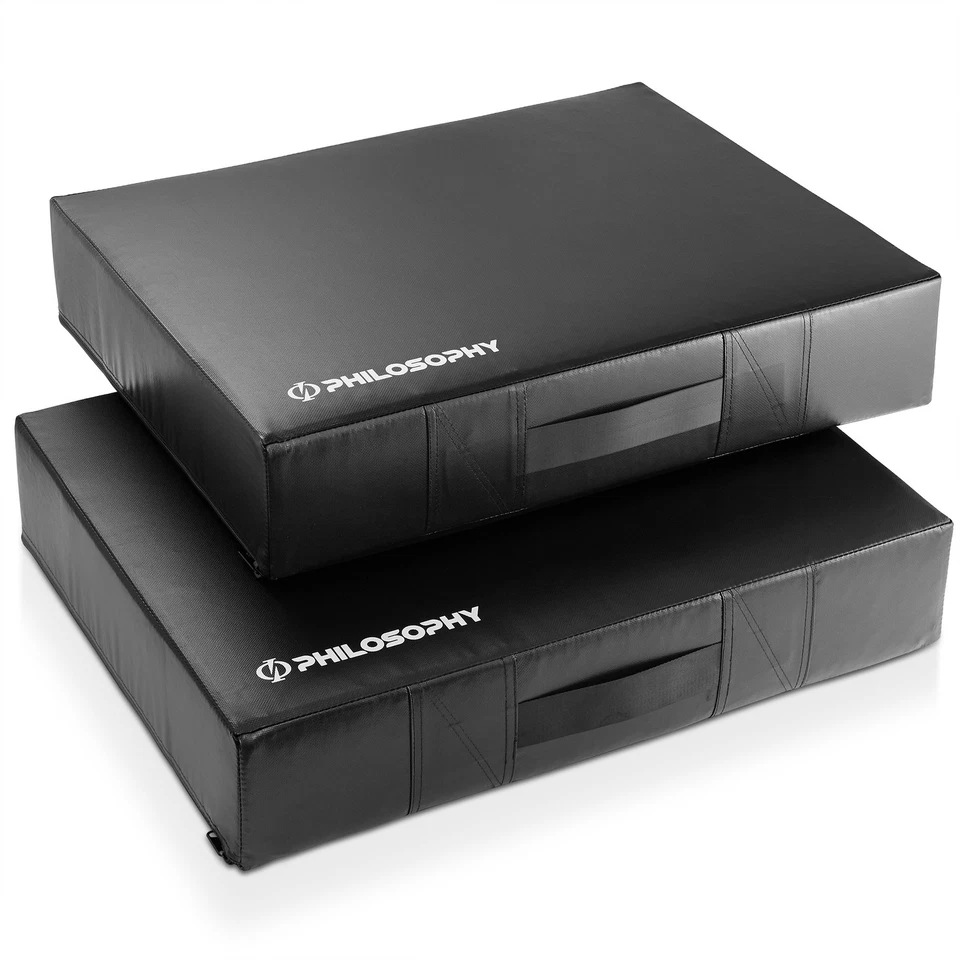 Weightlifting Crash Drop Pads 24" x 30" x 6" Thick - Set of 2 Silencer Drop Pads - Image 1 of 4