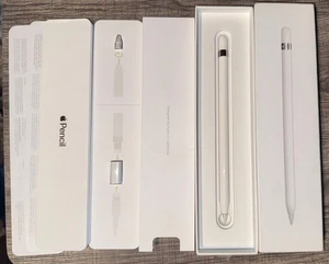 Apple Pencil 1. generacji MK0C2AM/A | KOMPLETNY W PUDEŁKU Z BROSZURĄ I CZĘŚCIAMI - Zdjęcie 1 z 1