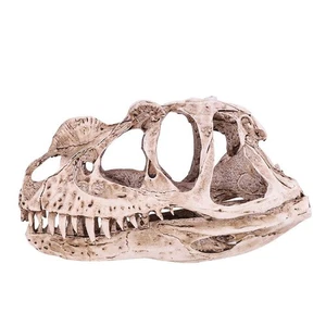 Retro Dinosaur Skull Model Replica Skeleton Figurine Collection Home Bar Part... - Foto 1 di 7