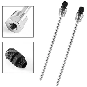 G1/2 Inches Threaded Immersion Protection Tubes in Stainless Steel Pair - Picture 1 of 57