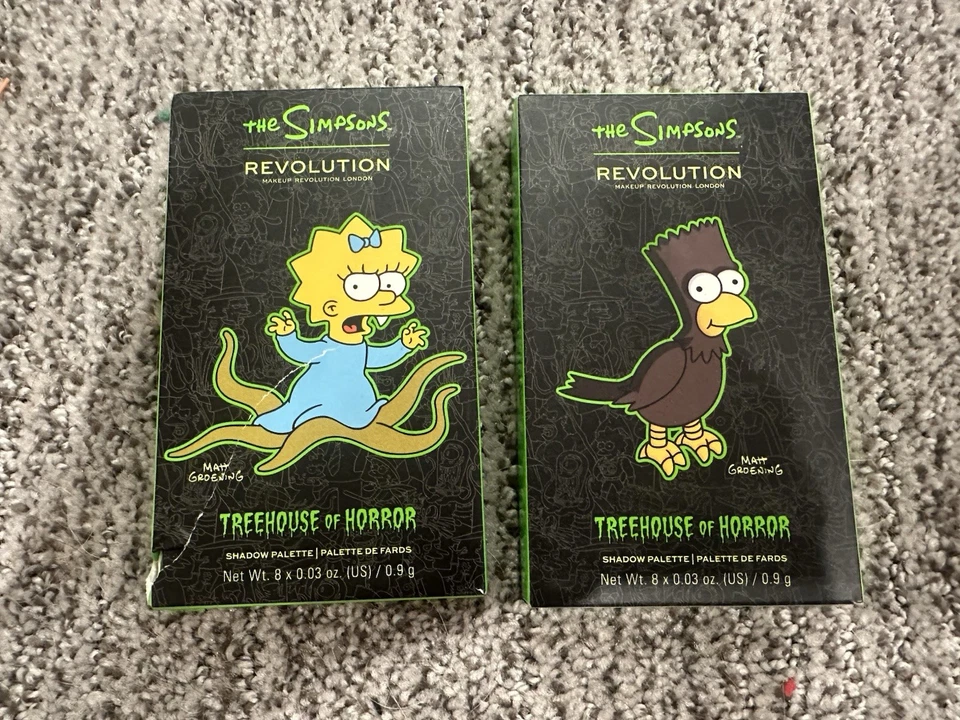 Revolution Treehouse Of Horror The Simpsons ALIEN MAGGIE Eye Shadow Mini Palette