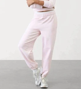 Athleta Forever Fleece High Rise Fleece Jogginghose Shell Pink XXS XS Oversized - Bild 1 von 7