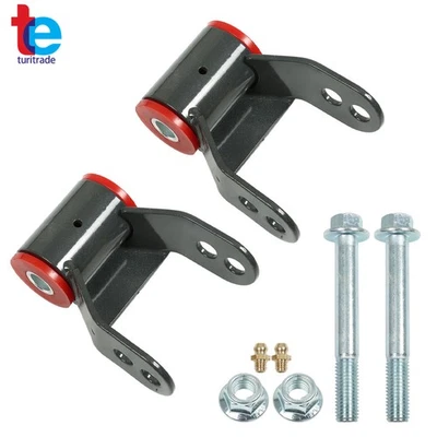 Kit de elevación de grillete de resorte trasero de 1,5" o 2" 1988-1998 para Chevy GMC K1500 K2500 4x4 Foto 1 de 4