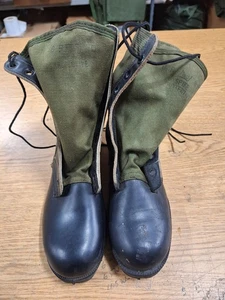 Botas Selva PROTECTORAS DE ESPIGAS VERDES ERA VIETNAMITA VINTAGE Talla 6 R...Nuevas - Imagen 1 de 11