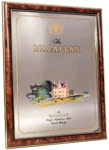 Espejo de whisky Macallan RARO - Imagen 1 de 1