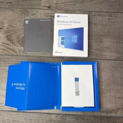 Microsoft Windows 10 Home USB Flash Drive Creativity Productivity 32 or 64 Bits - Image 1 of 4