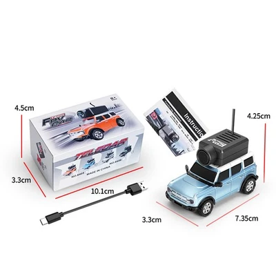 WLtoys 6405 RC 1/64 Mini HD Camera 2.4G 720P FPV Racing Car APP Controler Toys - Image 1 of 4