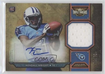 2012 Topps Triple Threads Rookie Relics Sepia /75 Kendall Wright Auto RC - Image 1 of 2