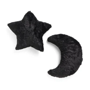 2pk CUPCAKES AND CASHMERE Lurex Celestial Moon & Star Halloween Pillow Set (NEW) - Picture 1 of 3
