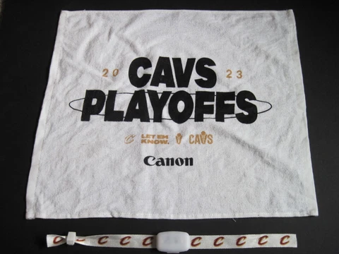 Cleveland Cavaliers Cavs 2023 NBA Basketball Playoffs Rally Towel, Wristband SGA Cover