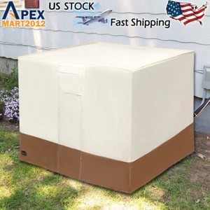 34" Schwerlast Outdoor Quadrat Klimaanlage Abdeckung AC UNIT Wasserdicht Schutz - Bild 1 von 9