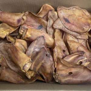 (100) Natürliche Hunde Schweine Schwein Kau Leckerli - Bild 1 von 2