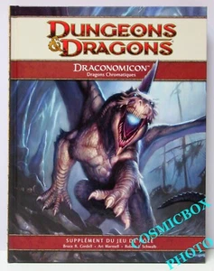 Livre DUNGEONS & DRAGONS DRACONOMICON - supplément jeu de rôle - VF et NEUF - Picture 1 of 7