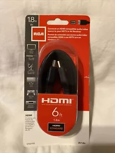 HDMI Standard Cable 6', RCA, High-Definition Multimedia Interface 6 ft/1.8 meter - Picture 1 of 2