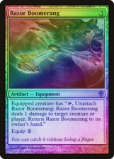 Razor Boomerang FOIL Worldwake NM Artifact Uncommon MAGIC MTG CARD ABUGames