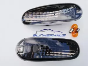 SCHWARZE Klarglas Blinker VW New Beetle 1.8 T V5 TDI Cabrio Dark Flint 1998-2005 - Bild 1 von 3