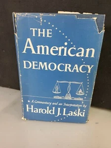 The American Democracy: A Commentary... by Harold J. Laski 1948 Hardcover w/ DJ - Picture 1 of 12