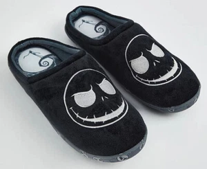 Nightmare Before Christmas Slippers Black Mule Jack Skellington Tim Burton - Imagen 1 de 3