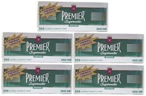 Premier Menthol King Size Cigarette Tubes [5-Boxes]