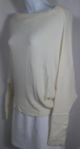 FREE PEOPLE Mujer Gofres Tejido Barco Cuello Suéter Talla S - Imagen 1 de 5