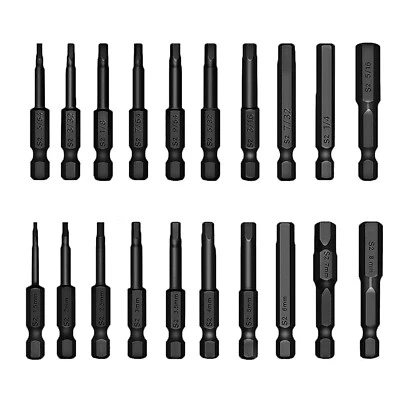 Hex Key Allen Bit Set Quick Change Connect Power Drill Metric SAE Quick Release - Image 1 of 4