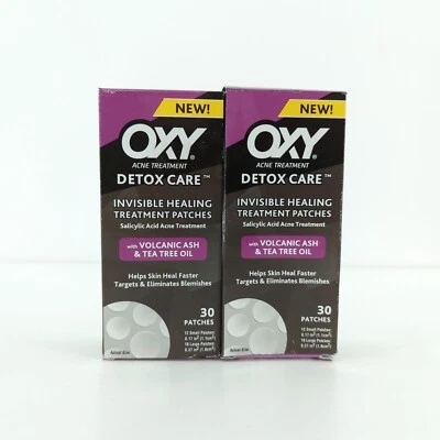 OXY Acne Treatment Detox Care Invisible Healing Treatment Patches 2 Boxes 2/2024 - Image 1 of 4