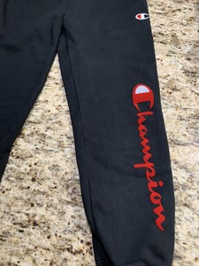 Champion Sweatpants Black Pants for 