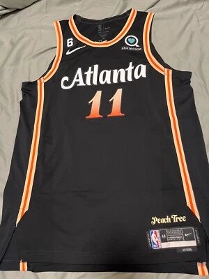 Authentic Nike Trae Young Atlanta Hawks City Edition Jersey Size 48 - Imagem 1 de 4
