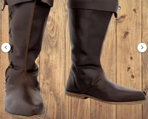 Medieval leather boots - Picture 1 of 3