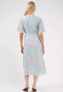 Dress Forget Me Not Wedding Guest French Connection Size 8 Missing Belt - Picture 1 of 9