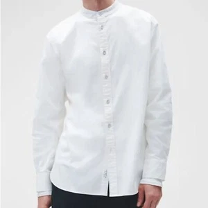Rag & Bone Landon Poplin Shirt Size Small White Cotton Classic Old Money Preppy - Picture 1 of 8