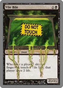 Magic The Gathering Unhinged Vile Bile #65/140 Foil MTG - Picture 1 of 1