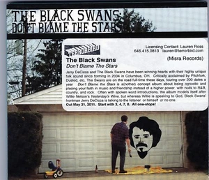 THE BLACK SWANS, DON'T BLAME THE STARS, PROMO DIGIPAK 2011, NEAR MINT - Picture 1 of 4