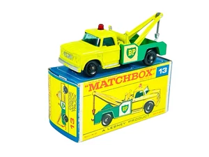 Matchbox Lesney No. 13 BPW Gray Hook BP Dodge Wreck Truck w/F Style Box - Picture 1 of 11