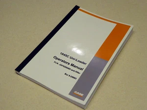 Case 1845C Uni-Loader Skid Steer Operators Manual Owners Book JAF0250483 NEW - Picture 1 of 5
