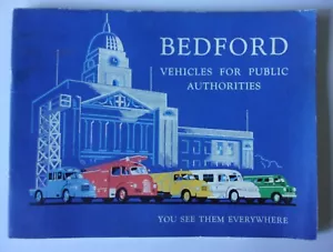 BEDFORD COMM VEHICLES for Public Authorities orig 1954 Prestige Brochure - Fire - Picture 1 of 19