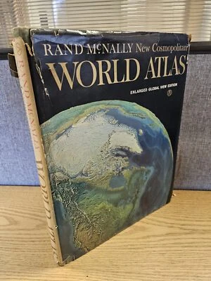 Rand McNally New Cosmopolitan World Atlas 1968 Edition - Imagem 1 de 2