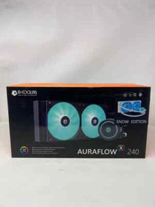 ID-COOLING AURAFLOW X 240 CPU Refroidisseur d'eau 12V RGB AIO Refroidisseur 240mm CPU Liquide C - Photo 1/5