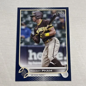2022 Topps Series 1 #16 Tommy Pham San Diego Padres Royal Blue Parallel - Picture 1 of 2