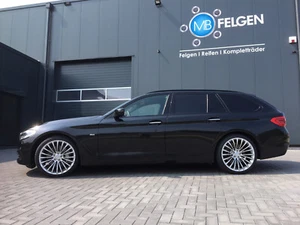 Radsatz BMW 5er G30 G31 Breyton Race LS 2 Crystal Silver 8.5j + 9,5jx19 Falken - Picture 1 of 9