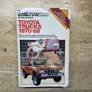 Toyota Trucks 1970-1988 Chilton Repair Manual #7035 - Picture 1 of 8