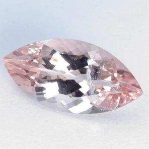 5.05Cts Excellent Natural Soft Pink Color Morganite Marquise Shape Loose Gem - Picture 1 of 6