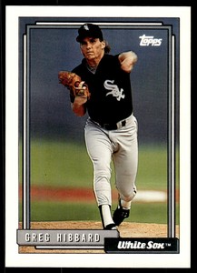 1992 Topps Greg Hibbard Chicago White Sox #477
