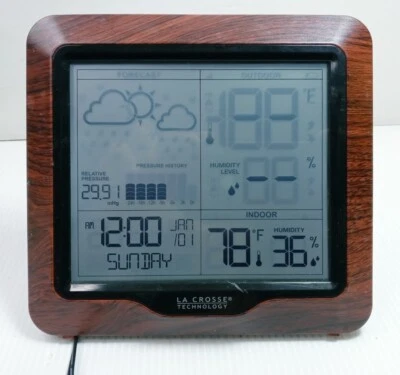 La Crosse Technology Weather Station Atomic Time Model# 308-1417BL Console Only - Image 1 of 4