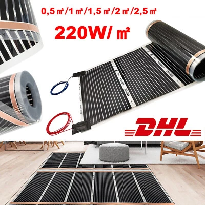 MARKENLOS Pellicola riscaldante elettrica infrarossi riscaldamento a pavimento riscaldamento a pavimento laminato 220 Watt/m²