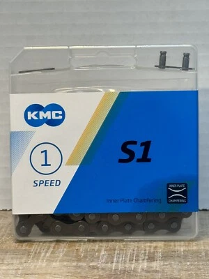 Cadena de una sola velocidad KMC S1 - marrón 1/2 X 1/8 Foto 1 de 4