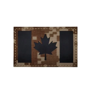 Distintivo di fissaggio di supporto patch anello bandiera riflettente Canada IR CA nazione DKCP - Foto 1 di 2