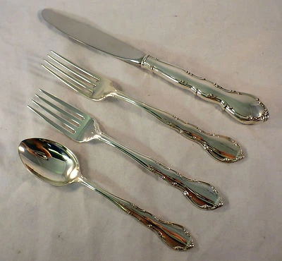 Andante-Gorham Sterling 4-PC Lunch Place Setting(s)-Modern - Image 1 of 4