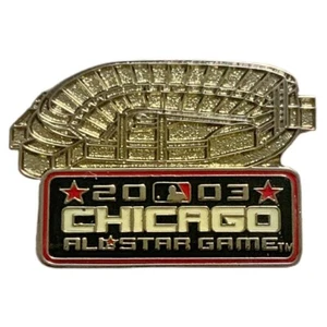 2003 MLB All-Star Game Chicago Stadium Souvenir Pin - Bild 1 von 2