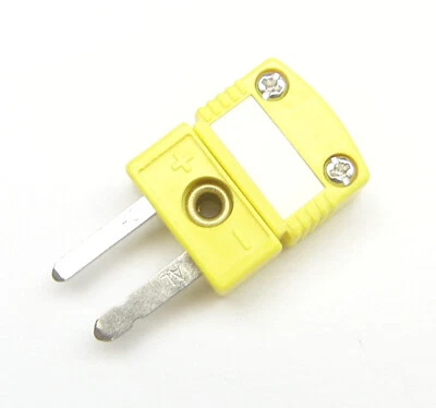 MN MEASUREMENT INSTRUMENTS Premium Miniature Mini K-Type Connector Plug Male Thermocouple Wire Sensor Probe